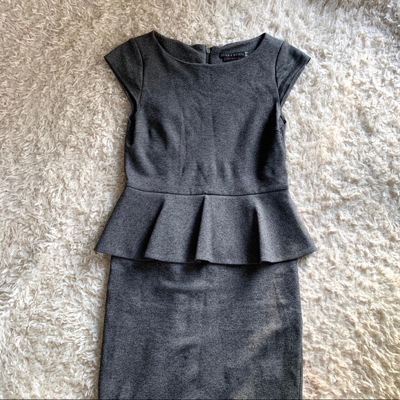 Alice+Olivia Peplum Waist Dress - Picture 4 of 9